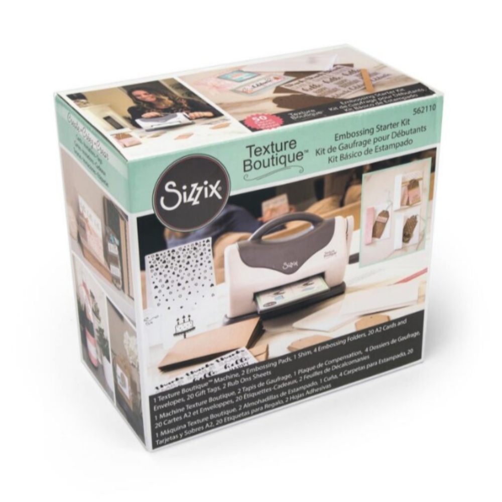 Sizzix Texture Boutique Embossing Starter Kit #562110 BRAND NEW !!